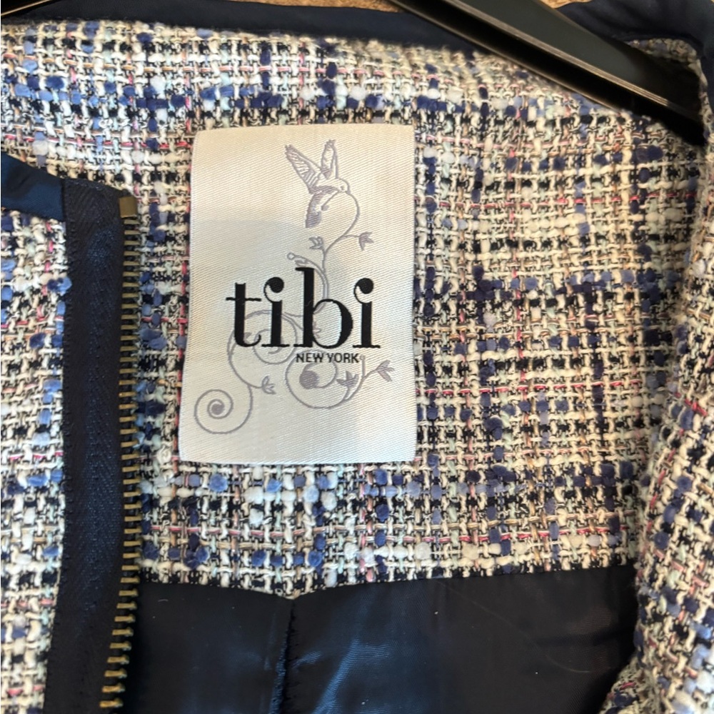 Vintage tibi Tweed Car Coat Size S - Picture 10 of 10